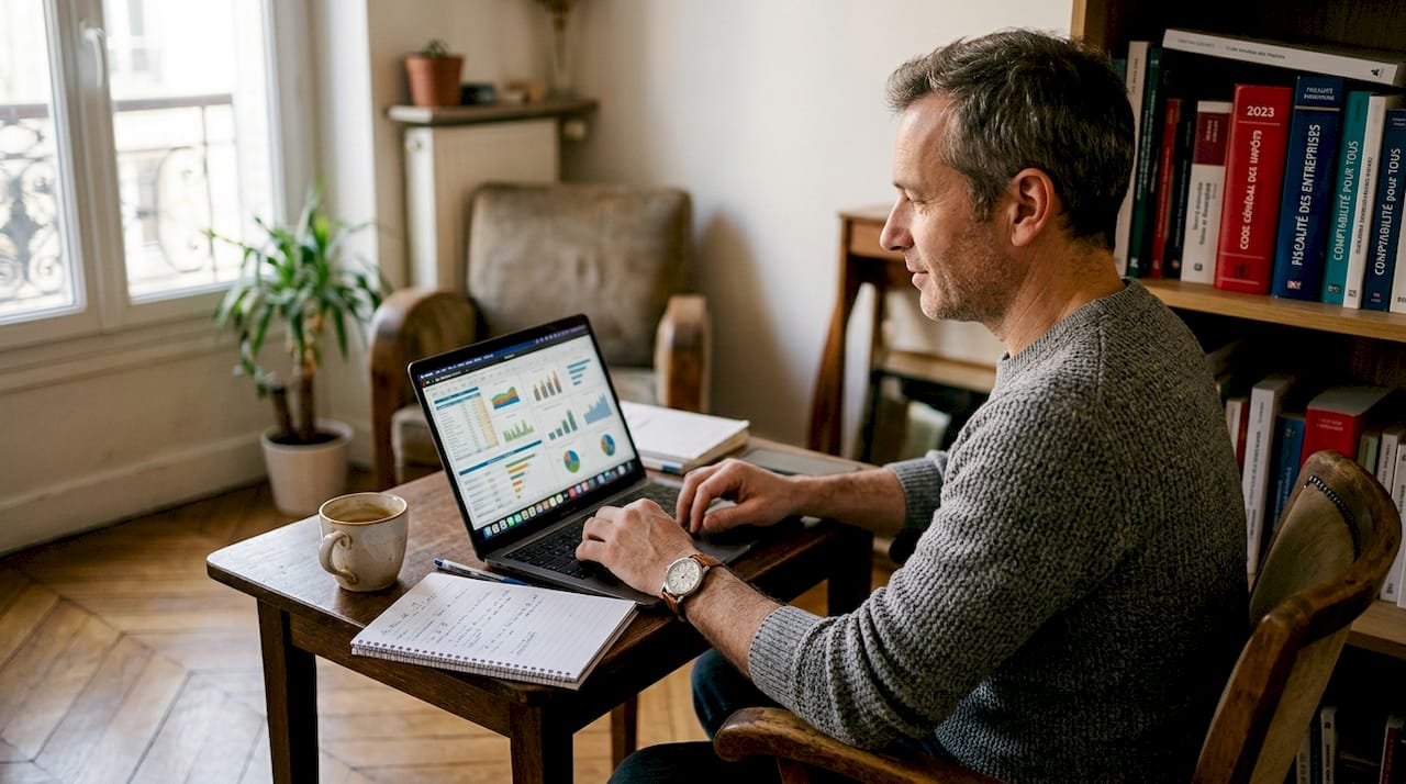 L'utilisateur a accédé à son espace dédié pour suivre l'évolution de son patrimoine.