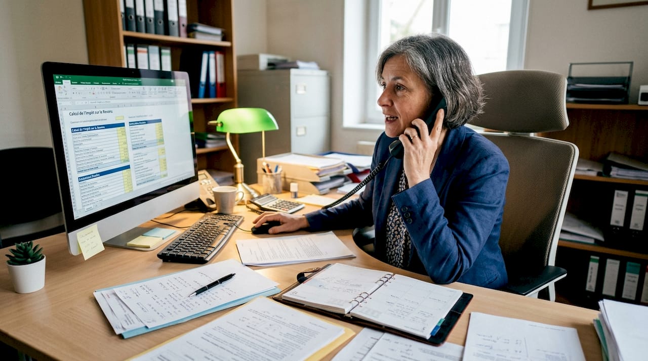 Notre conseillère en fiscalité prend en charge le suivi des dossiers d’expatriés au sein du cabinet.