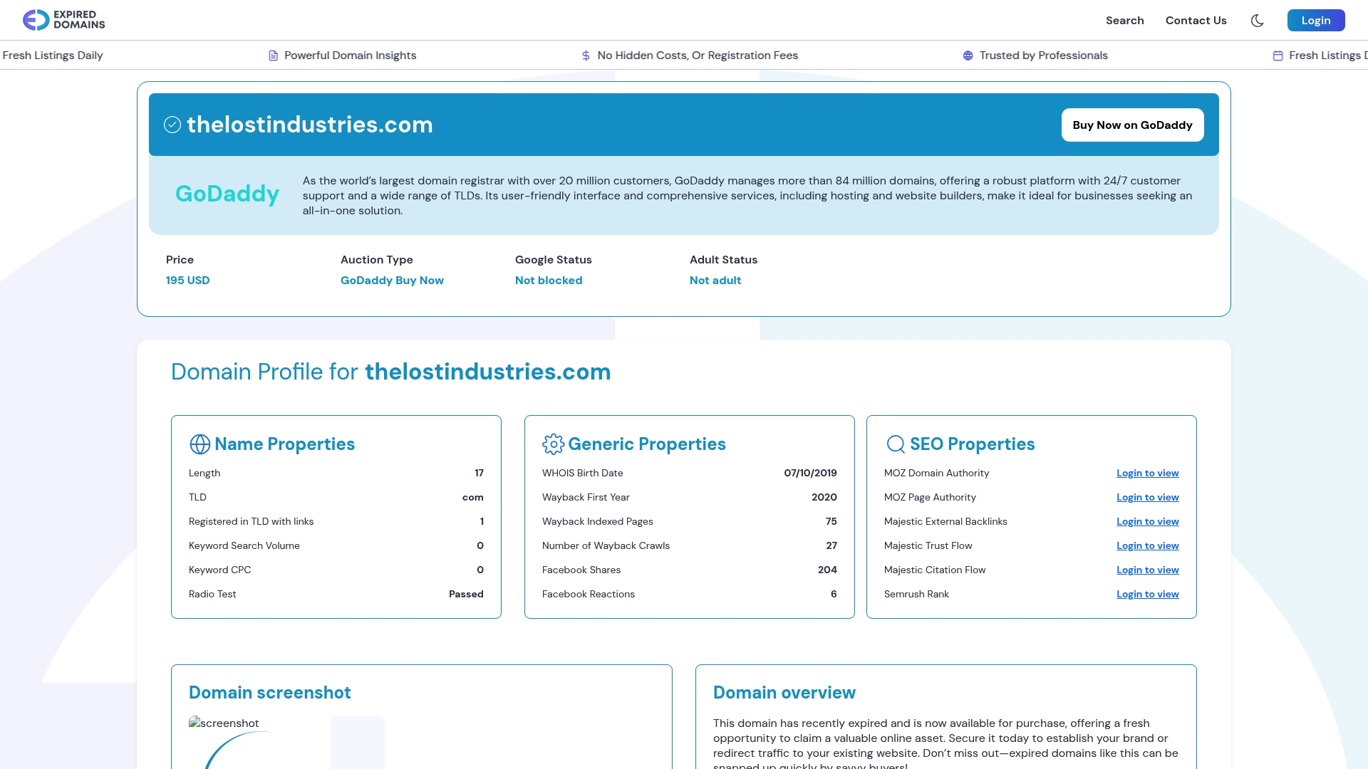 Product Screenshot