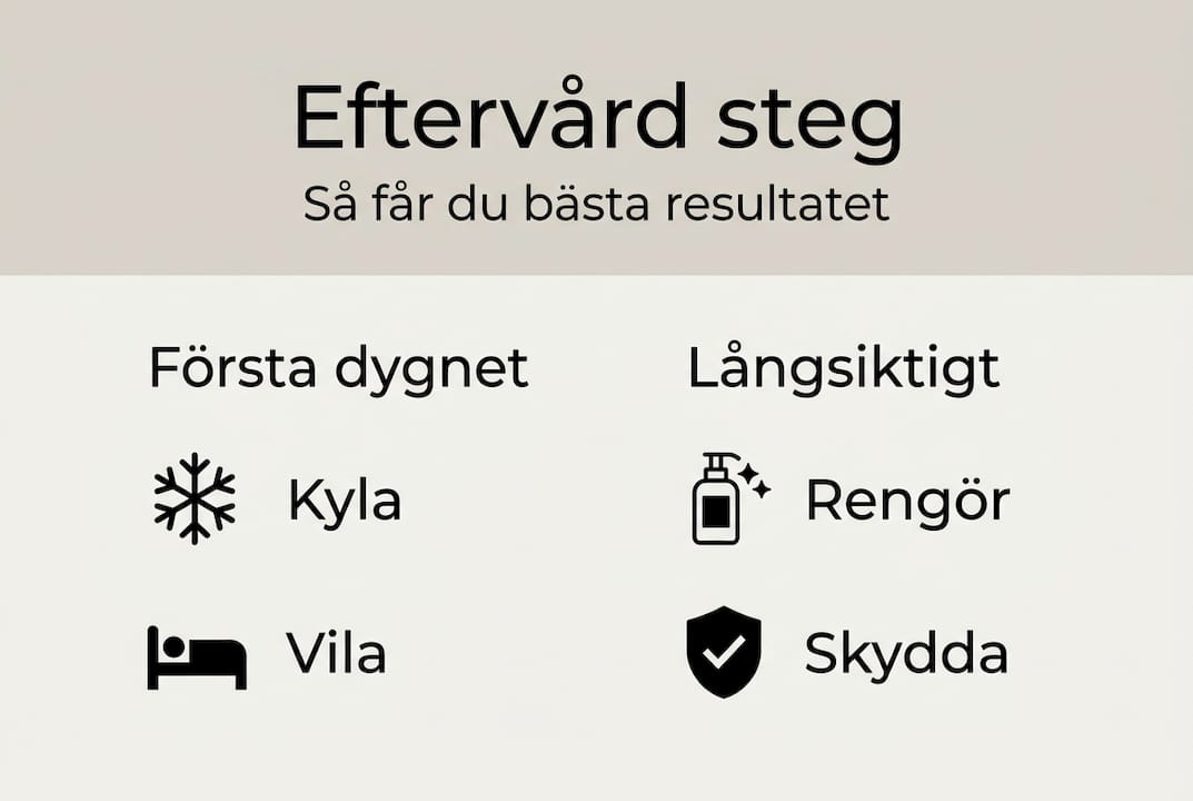 Så här tar du hand om huden efter behandlingen – en guide i steg för bästa möjliga resultat