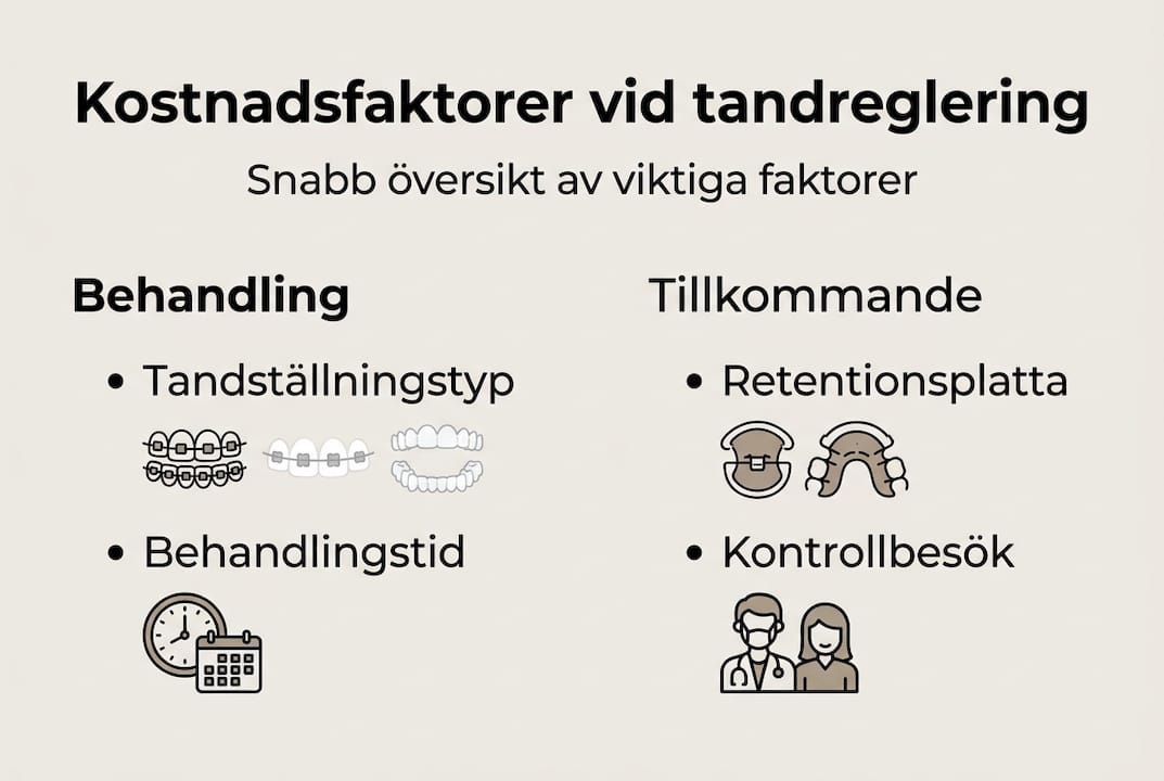 Grafik som visar vad som påverkar priset