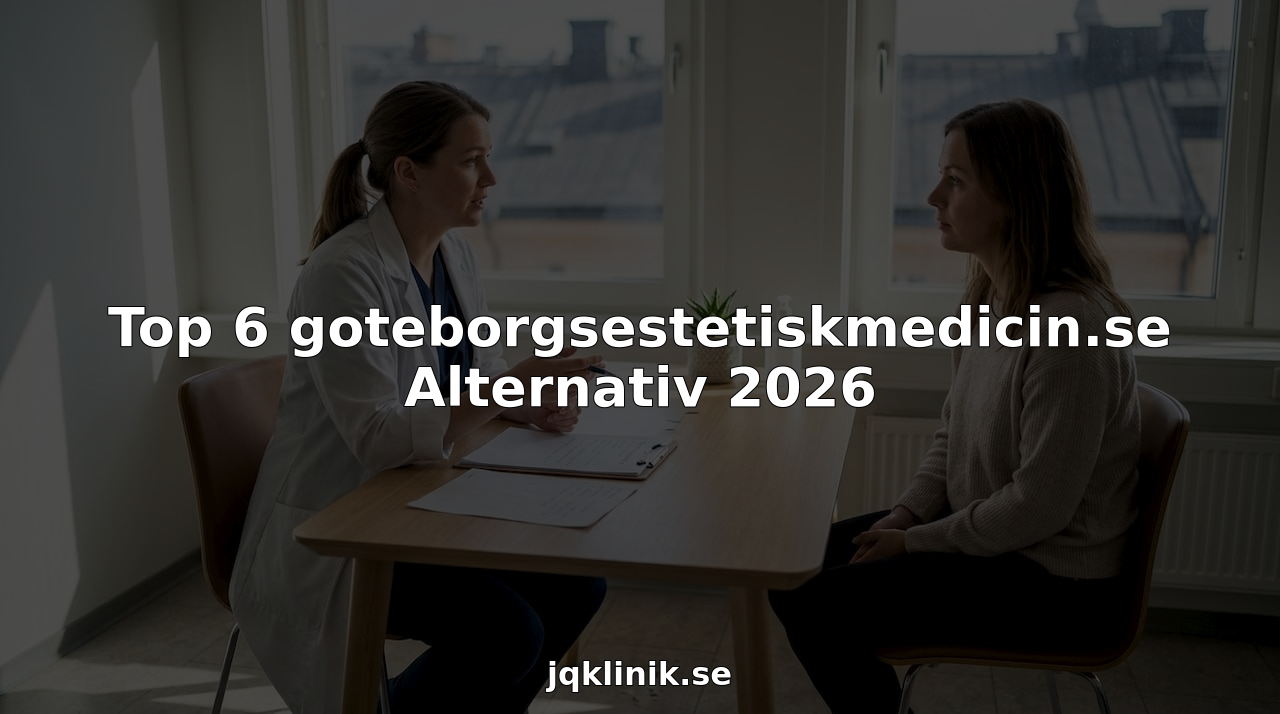 En kliniker samtalar med en patient inför en estetisk behandling.