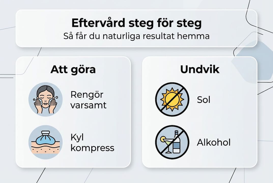 Steg-för-steg-guide: Så tar du hand om eftervården