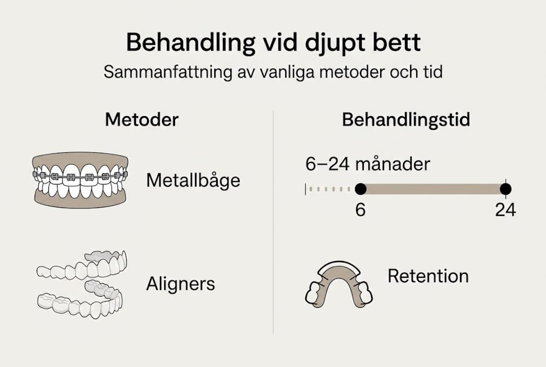 Så behandlas djupt bett – en översikt i bildform