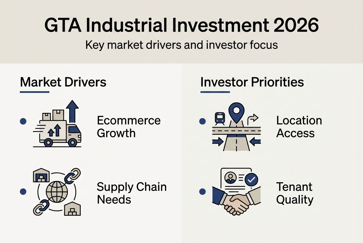 Infographic shows GTA industrial sales drivers and investor focus