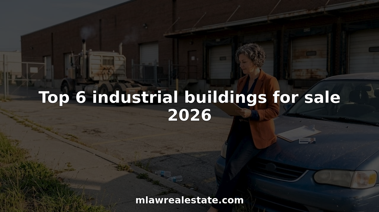 Top 6 industrial buildings for sale 2026