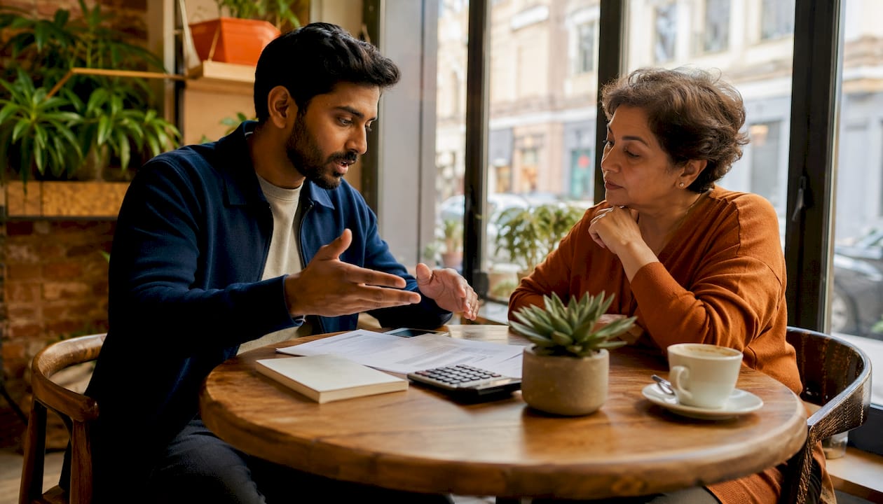 Tenant and landlord negotiating lease renewal terms