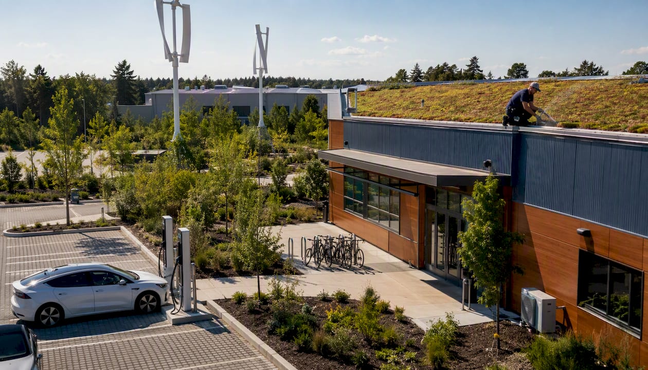 Sustainable industrial facility features: Canada's 2026 guide