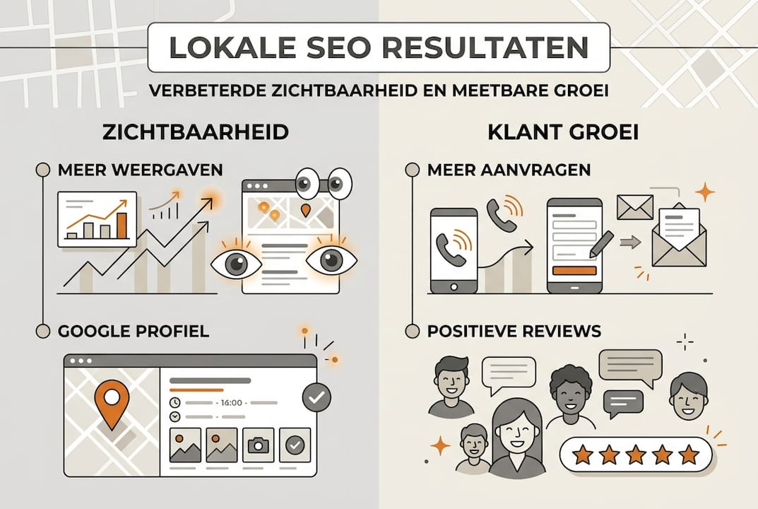Infographic: lokale SEO-prestaties en groeitrends