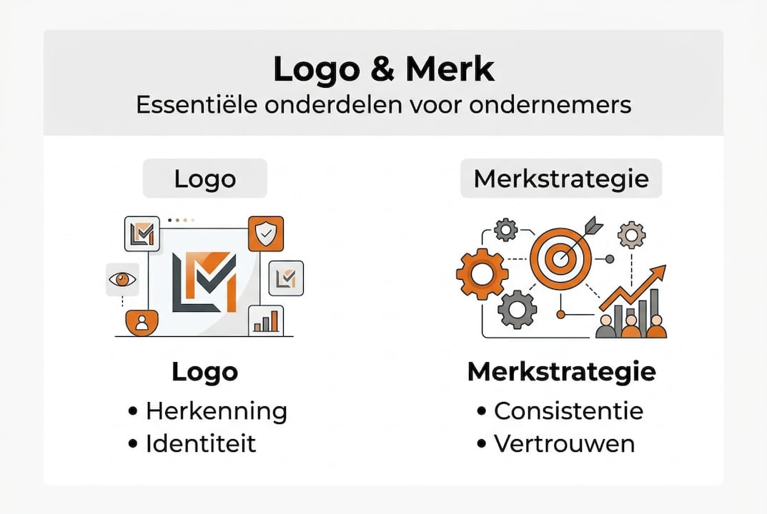 Infographic: de relatie tussen je logo en je merkstrategie