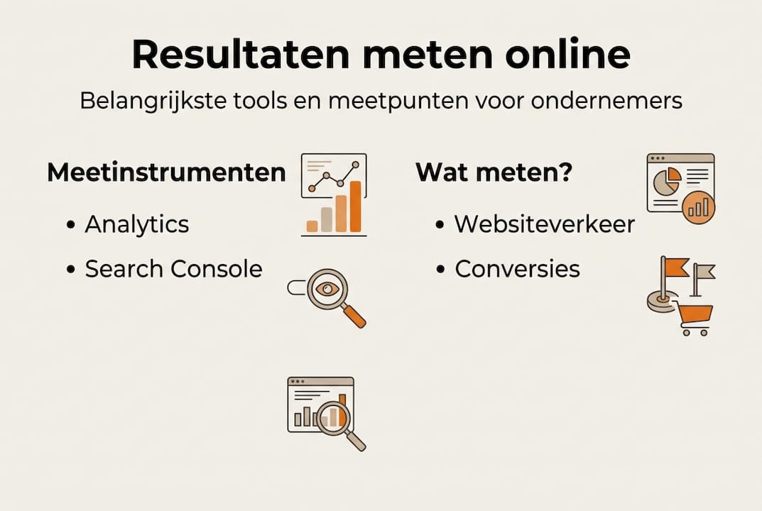 Infographic: Zo meet je het succes van je online zichtbaarheid