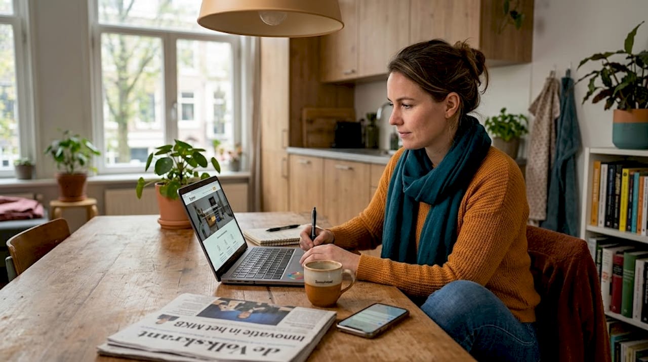 Vanuit huis zet deze ondernemer zich in voor gebruiksvriendelijk en klantgericht webdesign.
