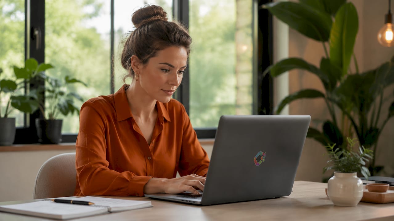 Webdesigner beoordeelt binnengekomen reacties via het contactformulier
