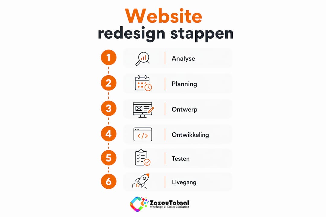 Visuele gids: stap voor stap je website vernieuwen