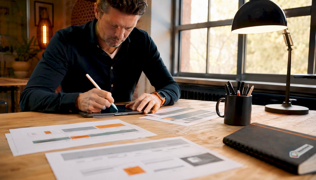 Een UX-designer onderzoekt hoe gebruiksvriendelijk een website daadwerkelijk is.