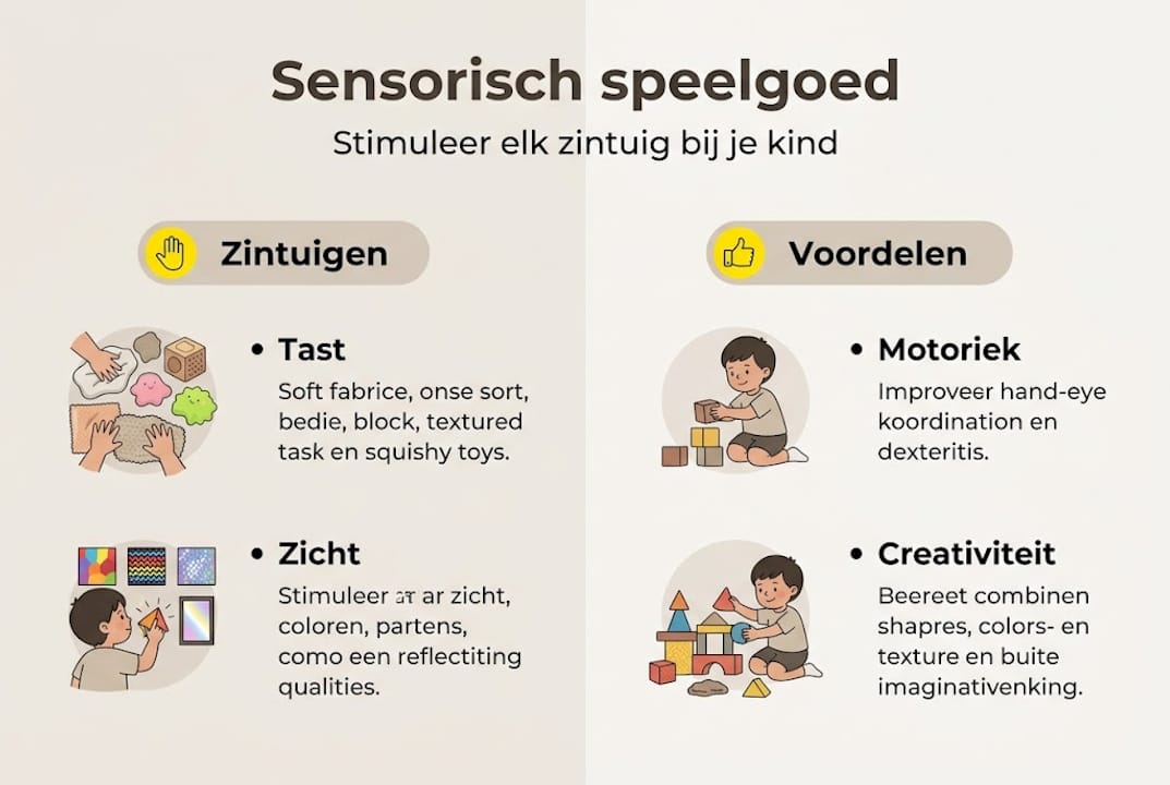 Infographic: de meerwaarde van sensorisch speelgoed
