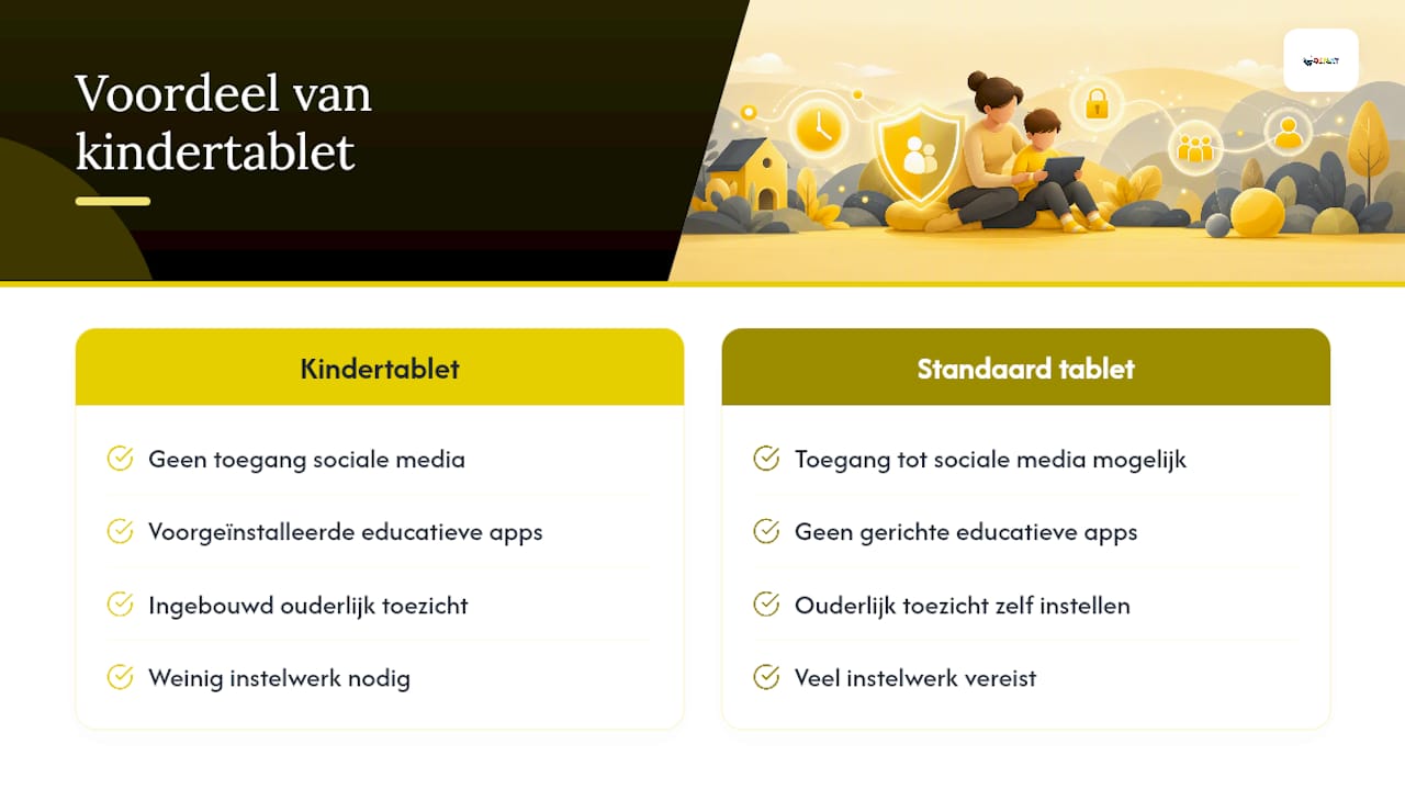 Waarom een kindertablet het gemak vergroot โ overview diagram