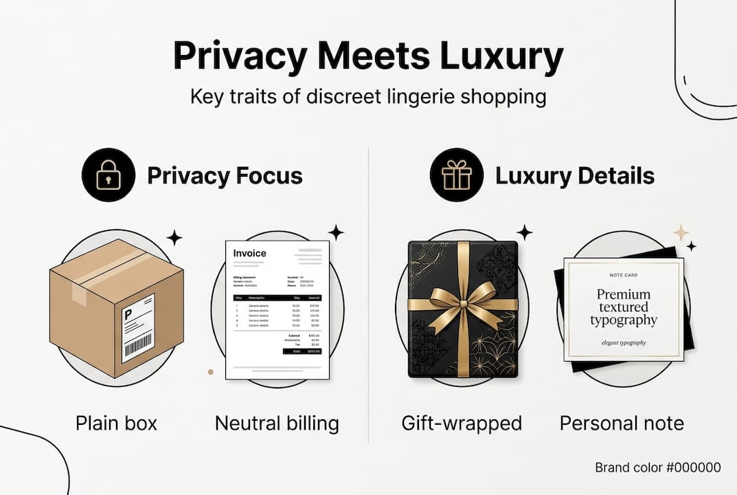 Infographic: privacy and luxury aspects in shopping