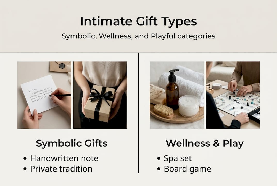 Infographic of intimate gift types and effects