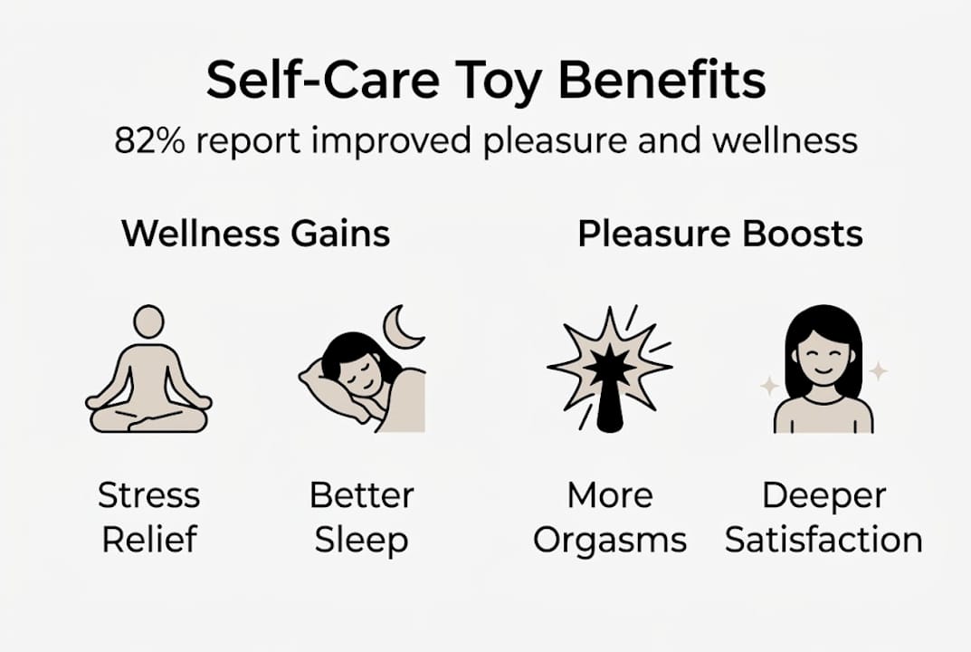 Infographic of wellness and pleasure benefits