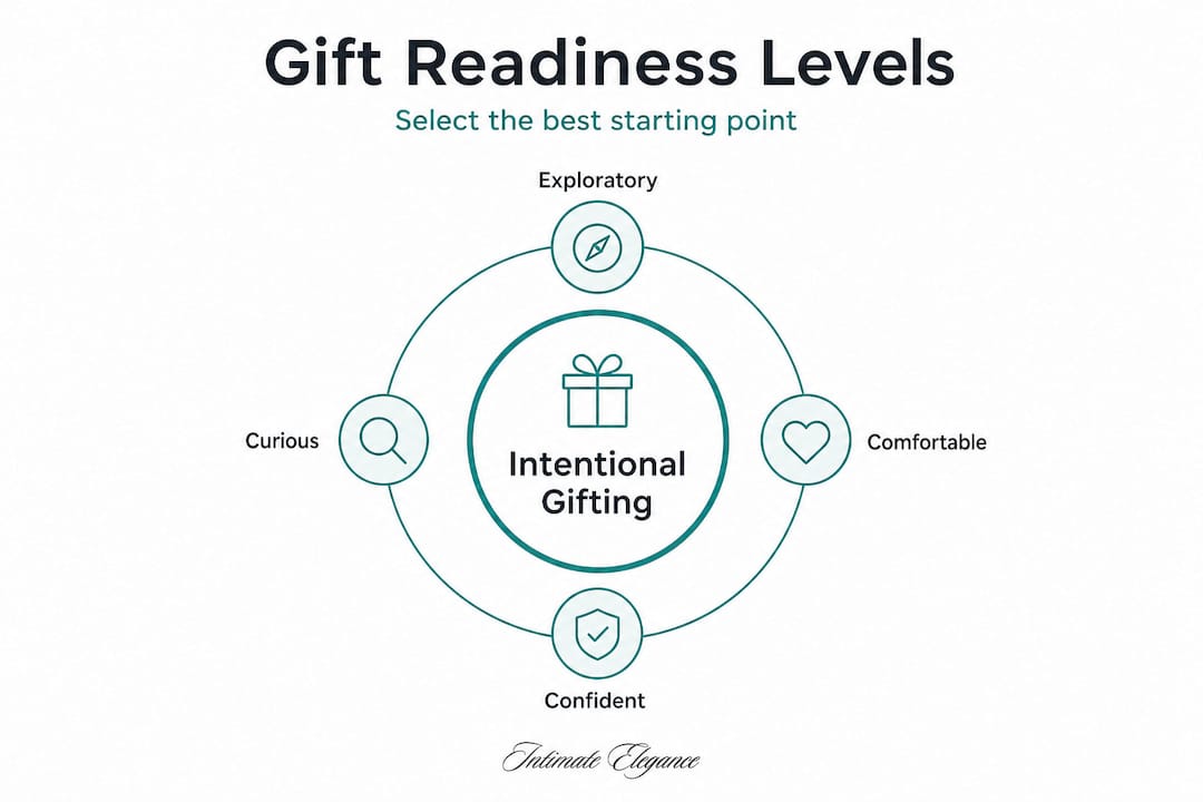 Hierarchy infographic for intimate gift readiness levels