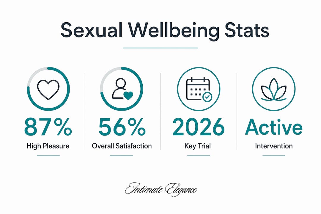 Infographic showing sexual wellbeing key statistics