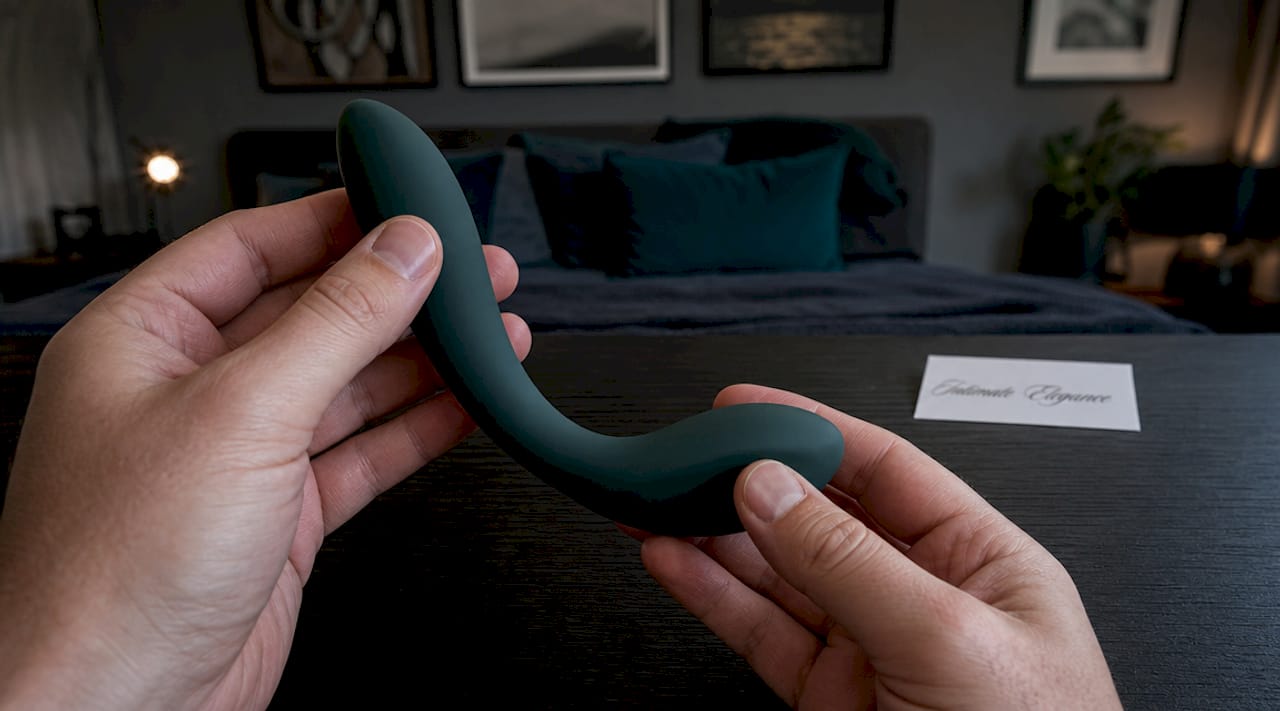 Close-up ergonomic adult product in hand