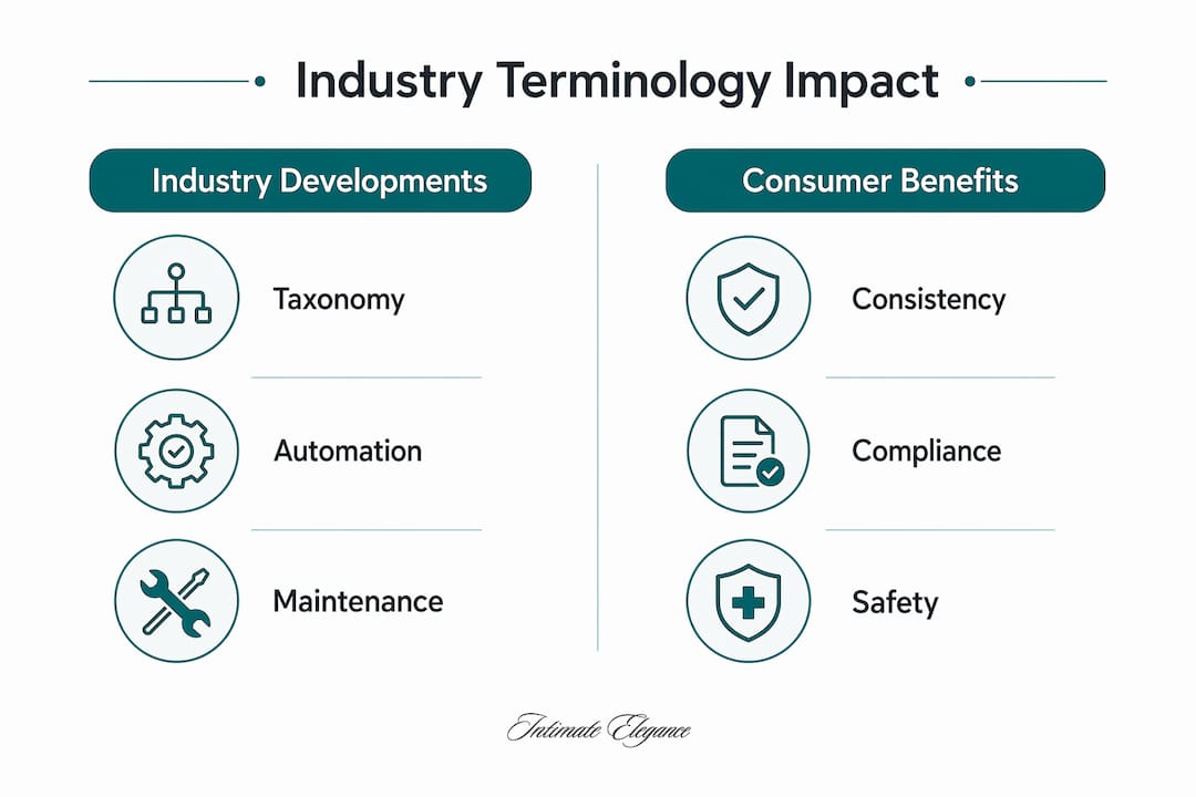 Infographic comparing industry developments and consumer benefits