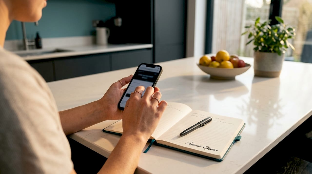 Hands entering payment on smartphone securely