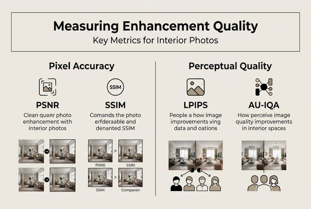 Infographic showing photo quality metrics comparison