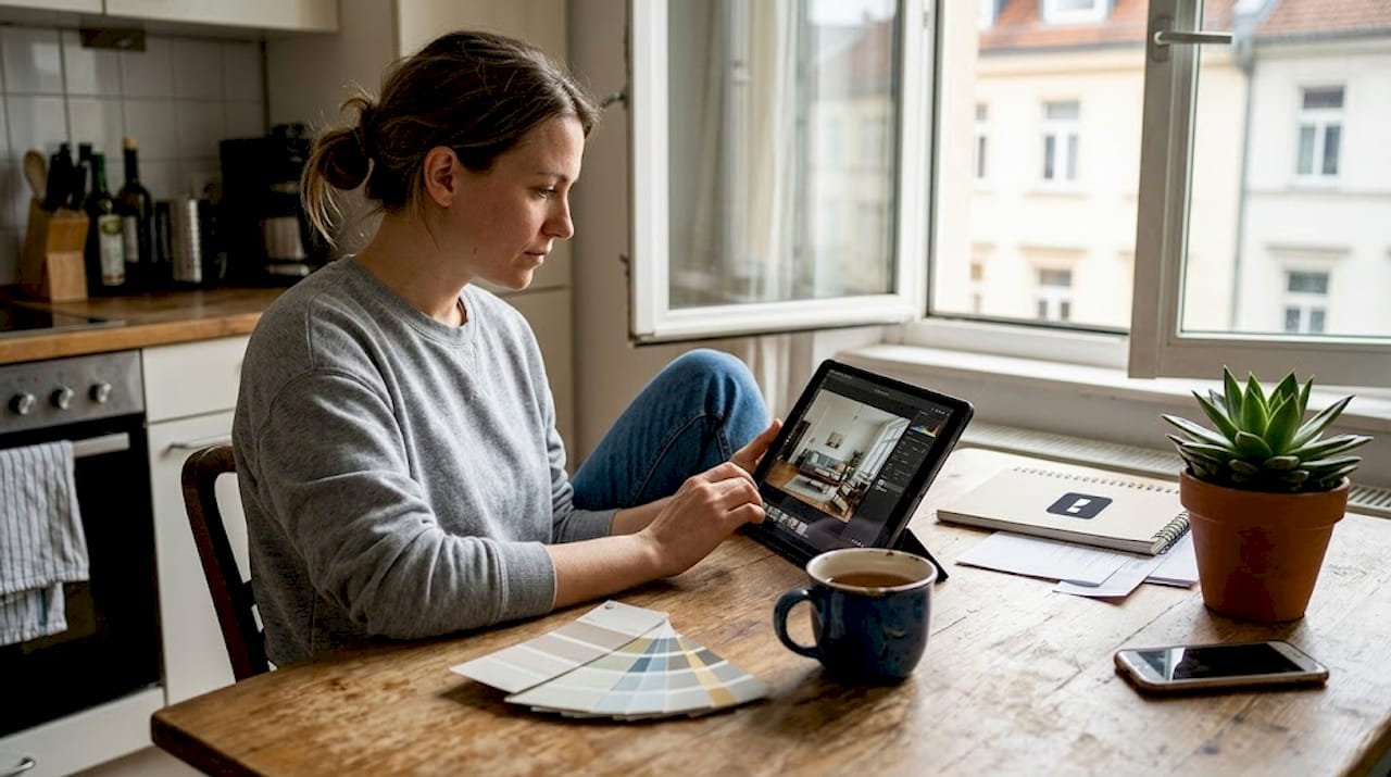 Why choose digital editing for interiors? Visualize easily