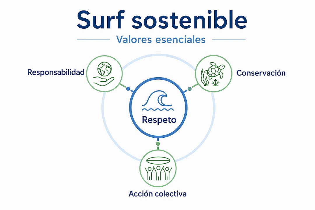 Principios fundamentales para un surf responsable y sostenible