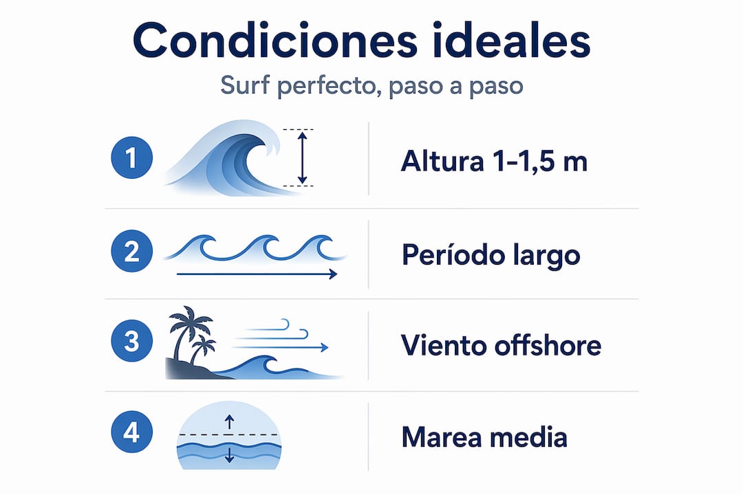 Guía visual para dominar el surf paso a paso