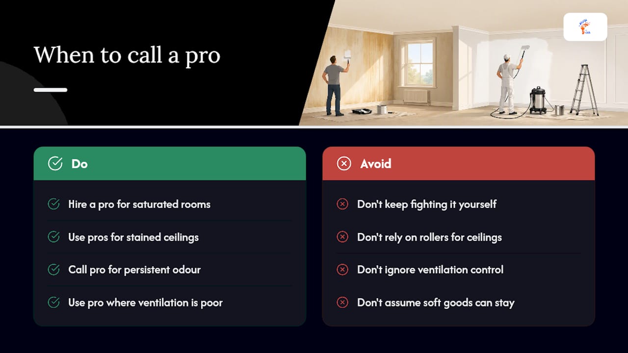 When should you call a professional instead of doing it yourself? — overview diagram