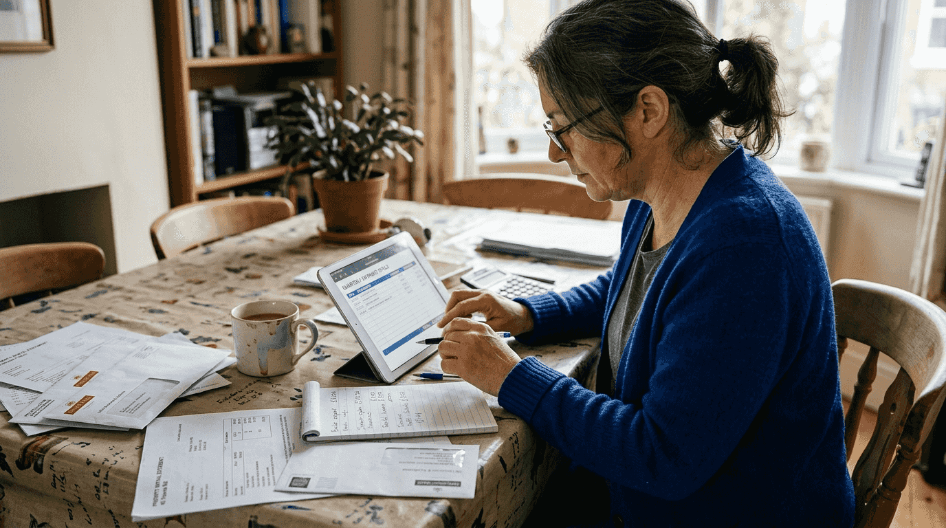 Landlord preparing quarterly HMRC update