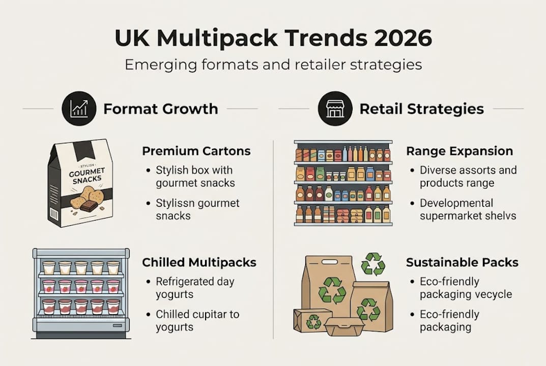 Infographic on UK multipack distribution trends