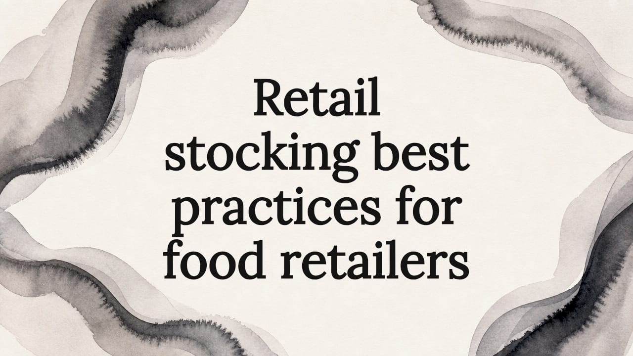 Retail stocking best practices for food retailers