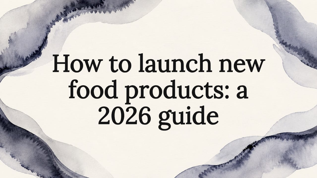 How to launch new food products: a 2026 guide