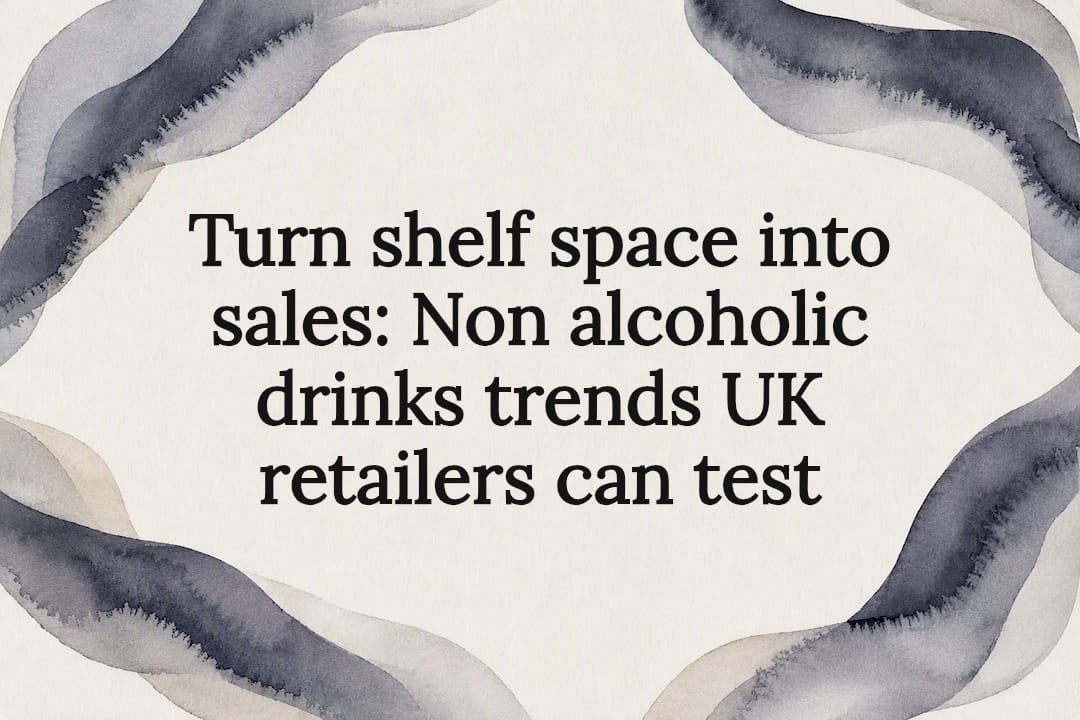 Turn shelf space into sales: Non alcoholic drinks trends UK retailers can test