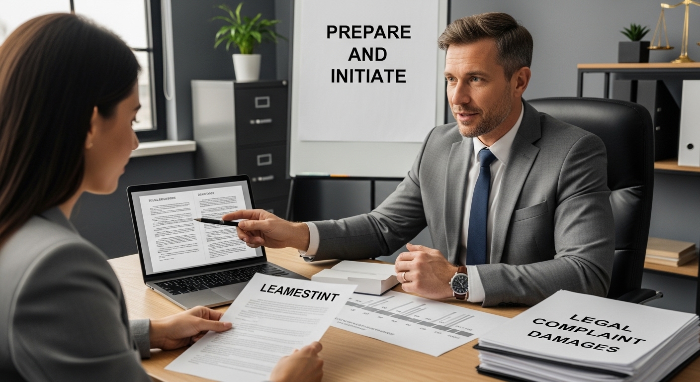 prepare legal action lawsuit