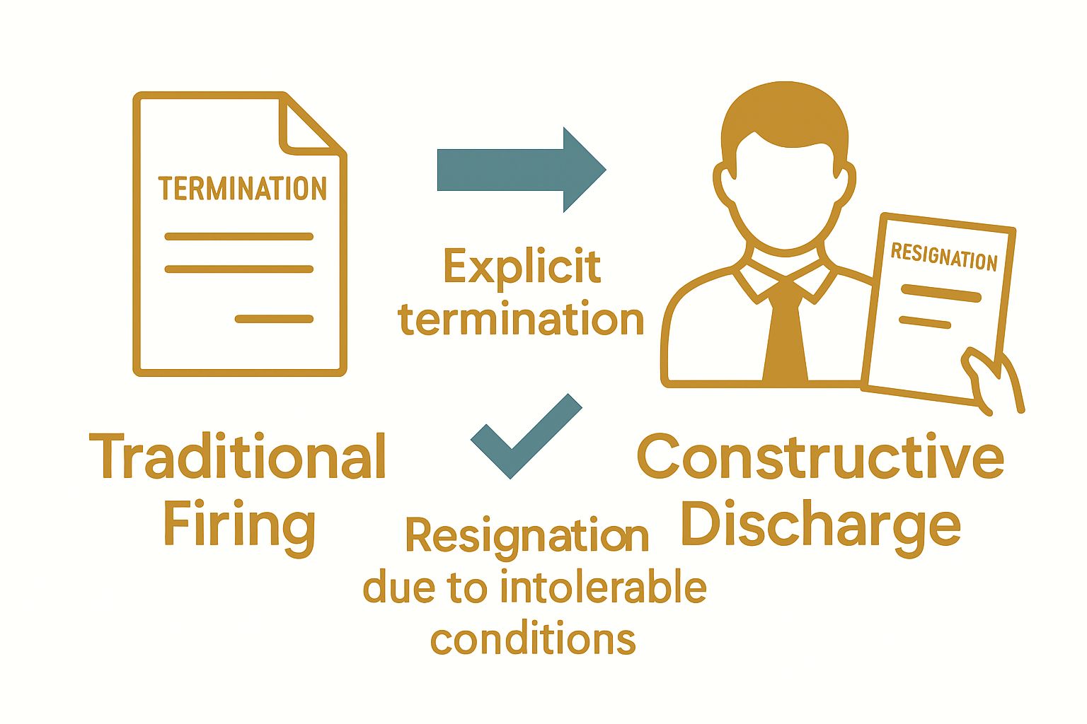 Side-by-side comparison of traditional firing and constructive discharge