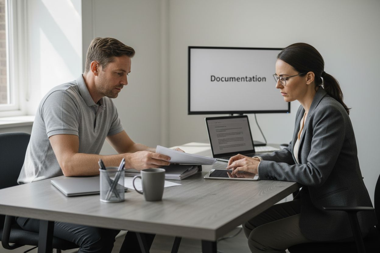 workplace documentation evidence