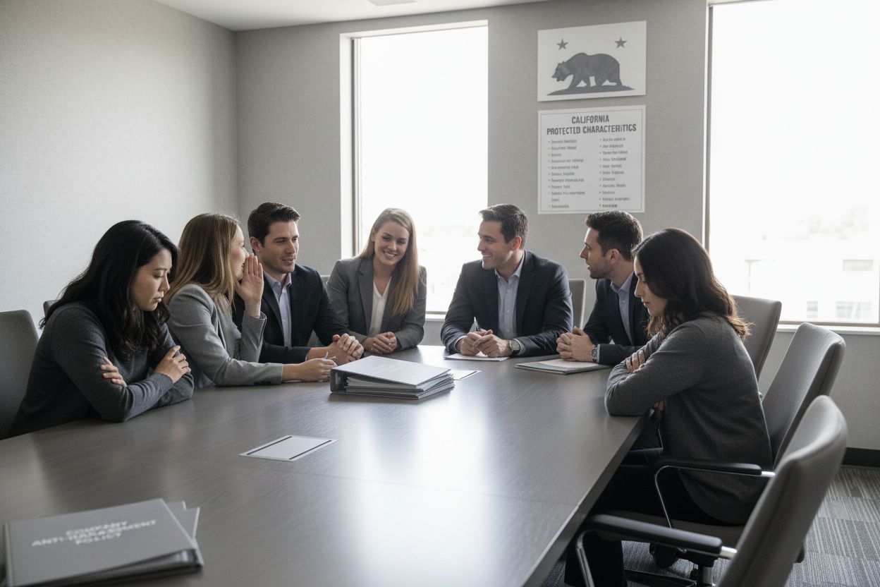 workplace harassment meeting