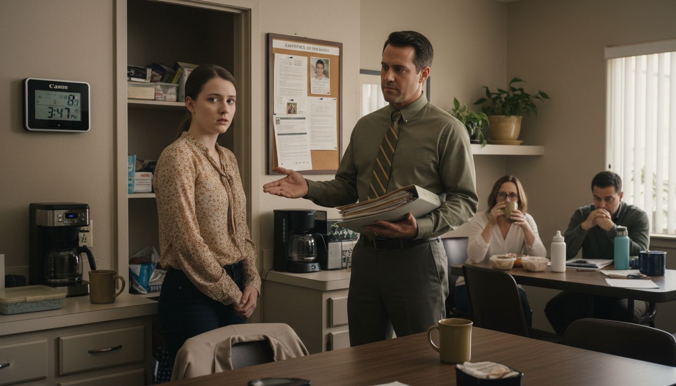 forced resignation scene