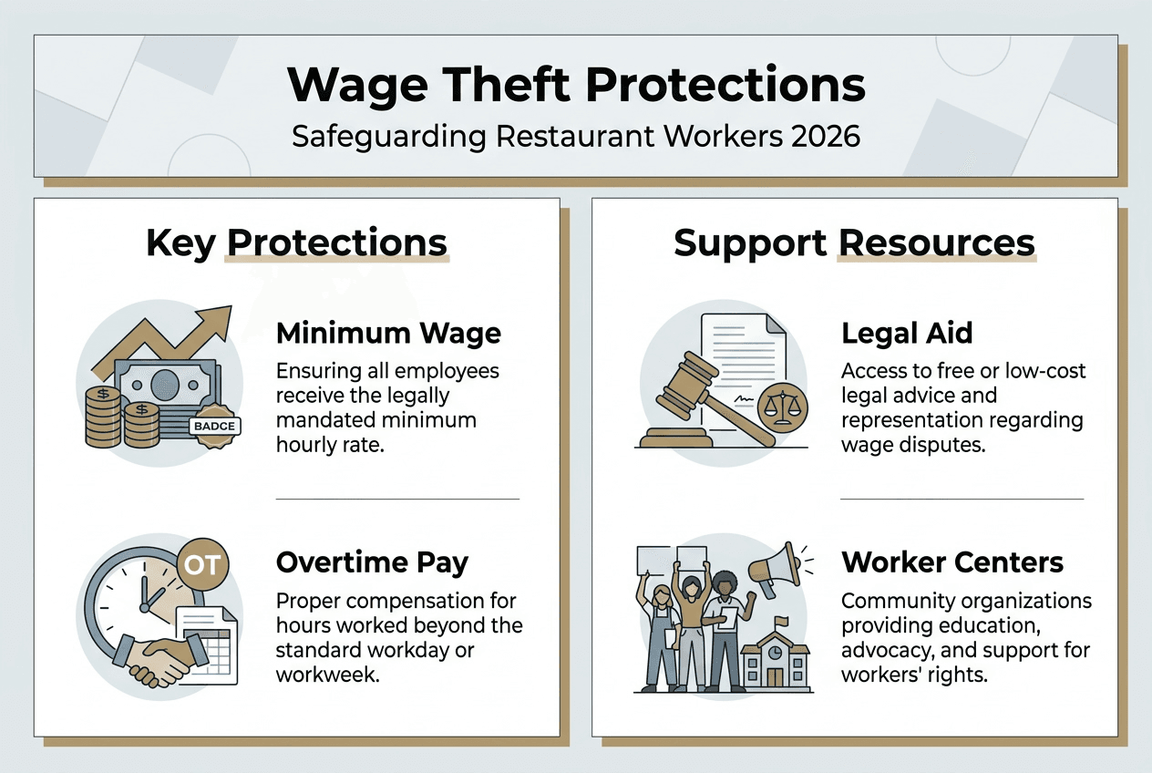 Infographic highlights wage theft protections and resources