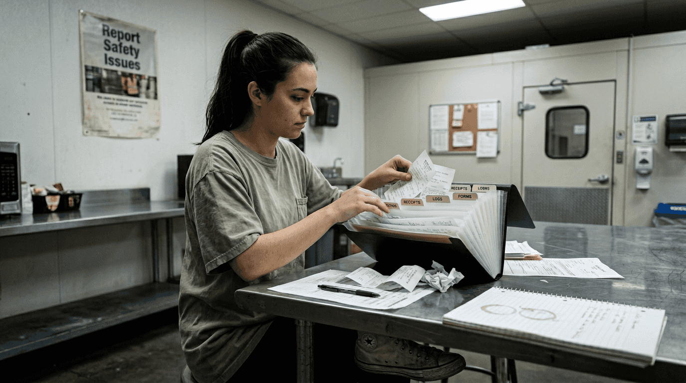 Worker organizing discrimination evidence documents