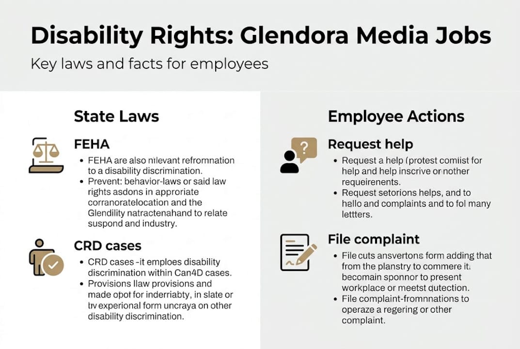 Infographic Glendora media jobs disability rights