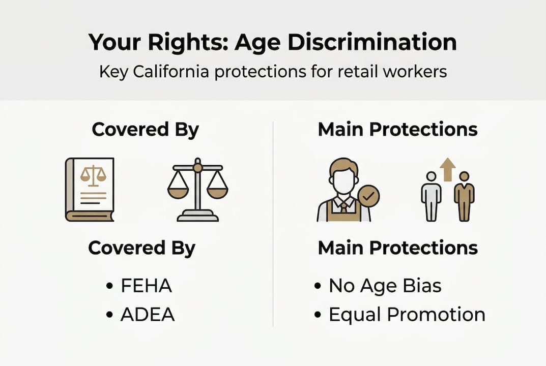Infographic on age discrimination rights summary