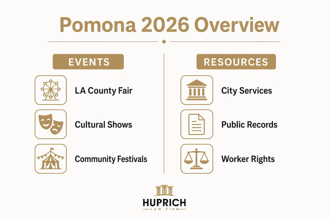 Infographic comparing Pomona 2026 events and community resources