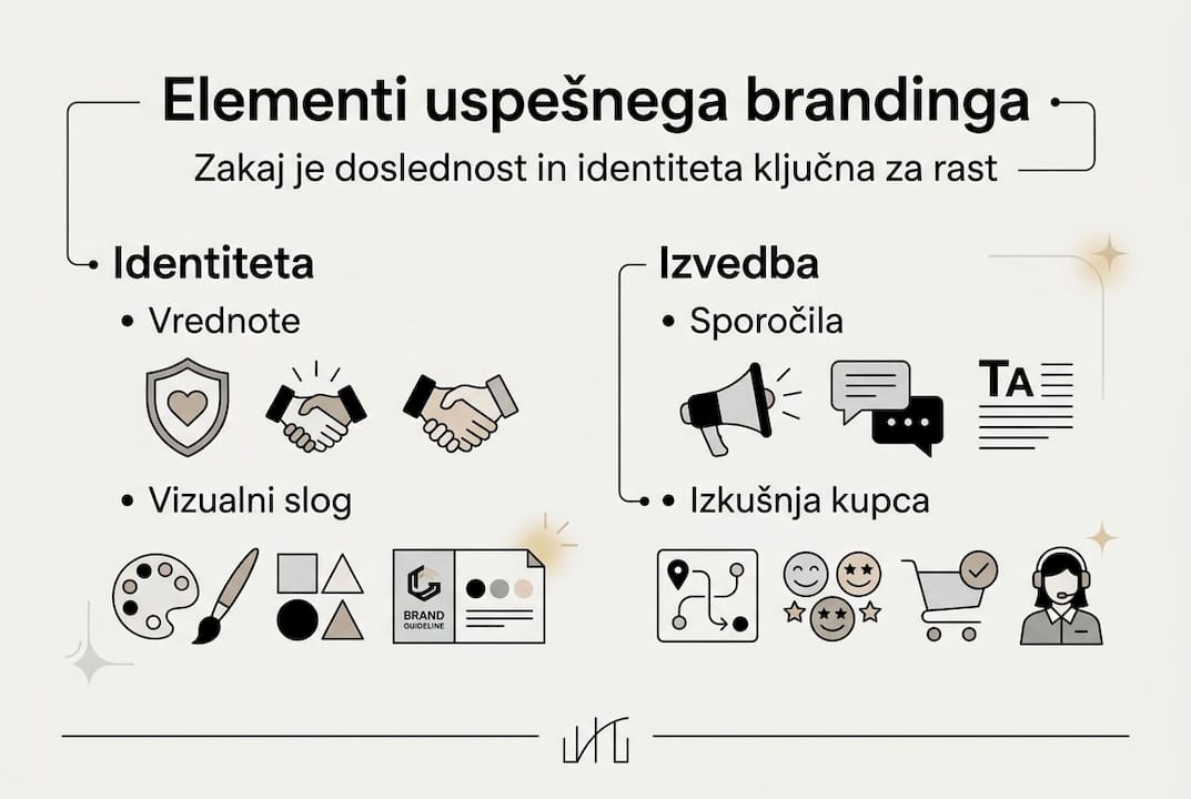 Preglednica najpomembnejših sestavin uspešne blagovne znamke